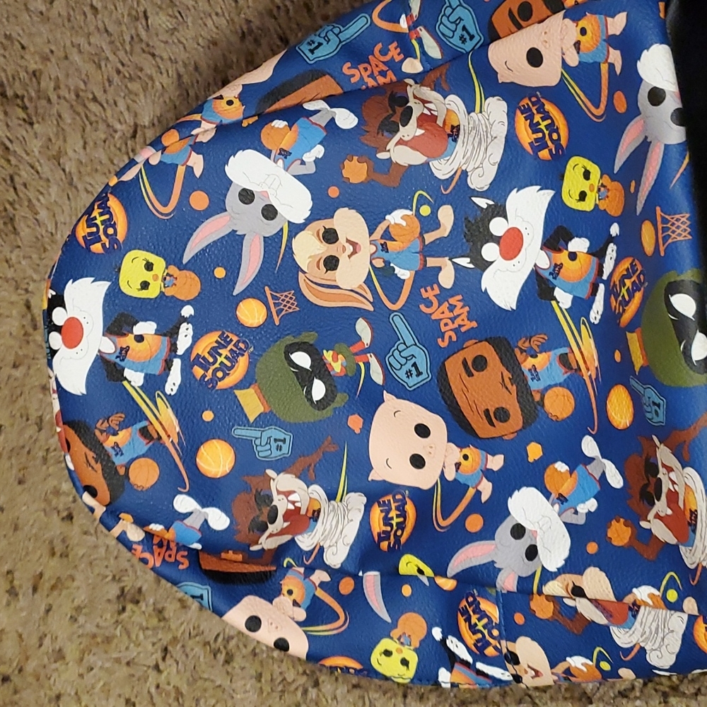 Space jam book bag purse